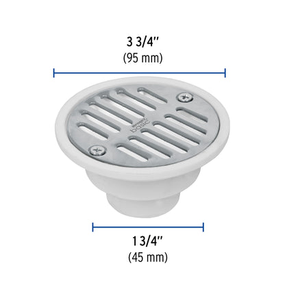 Resumidero polipropileno, redondo, modelo 'A', 3-3/4', Basic RS-502 49425 MM00