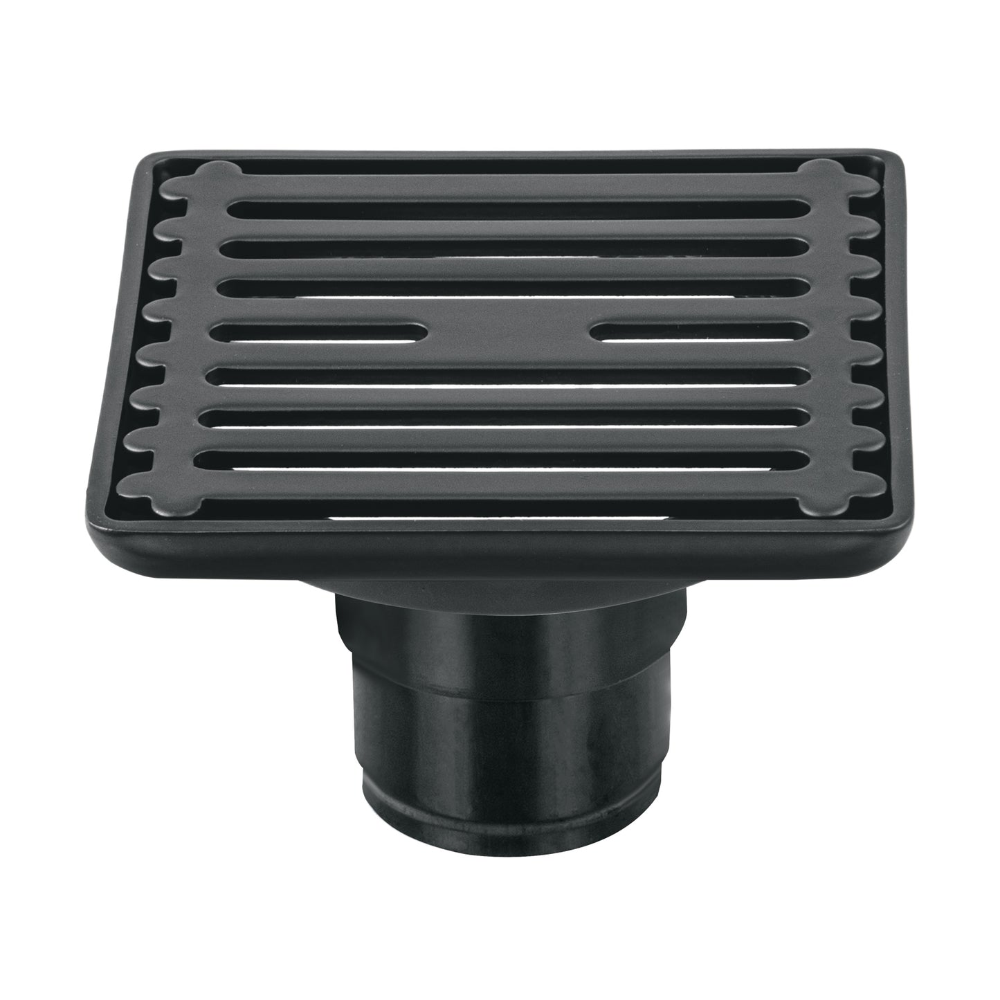 Resumidero cuadrado 4'x 4', acero inoxidable, negro, Aqua RS-701M 47650 MM00