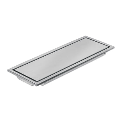 Resumidero largo reversible de 12', acero inox, Aqua RS-704 46544 MM00