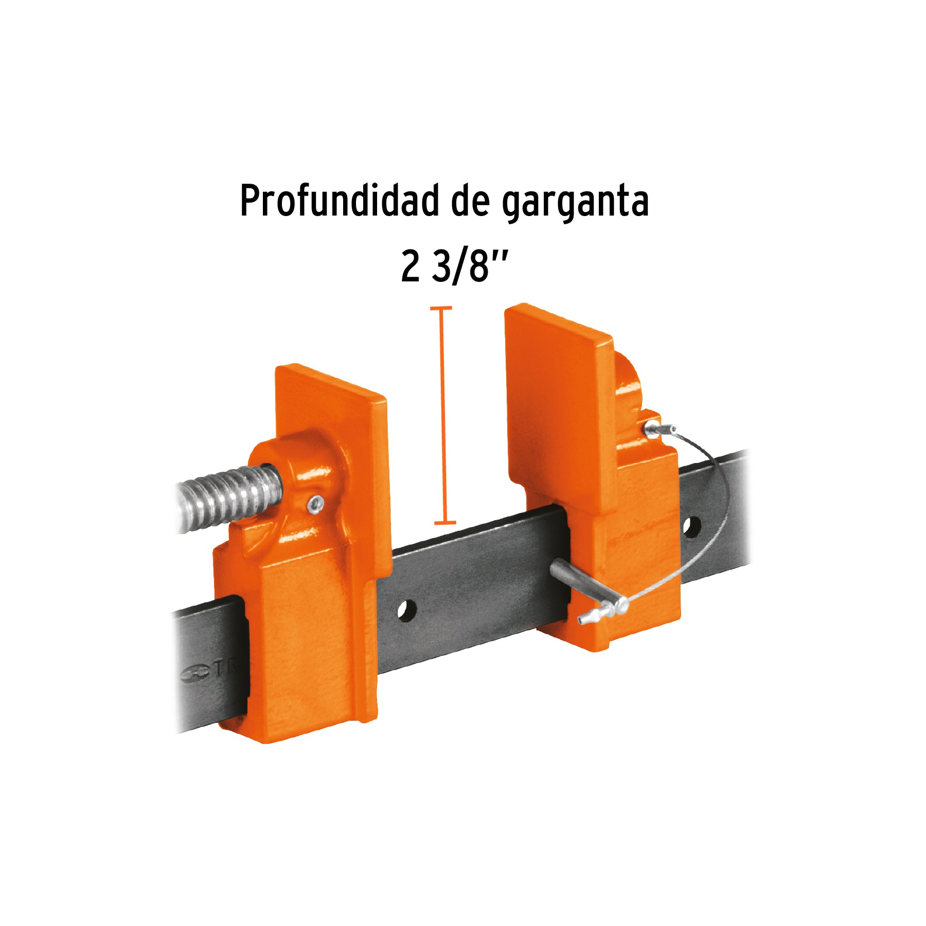 Sargento 48' de solera de acero, Truper S4 17737 MM0