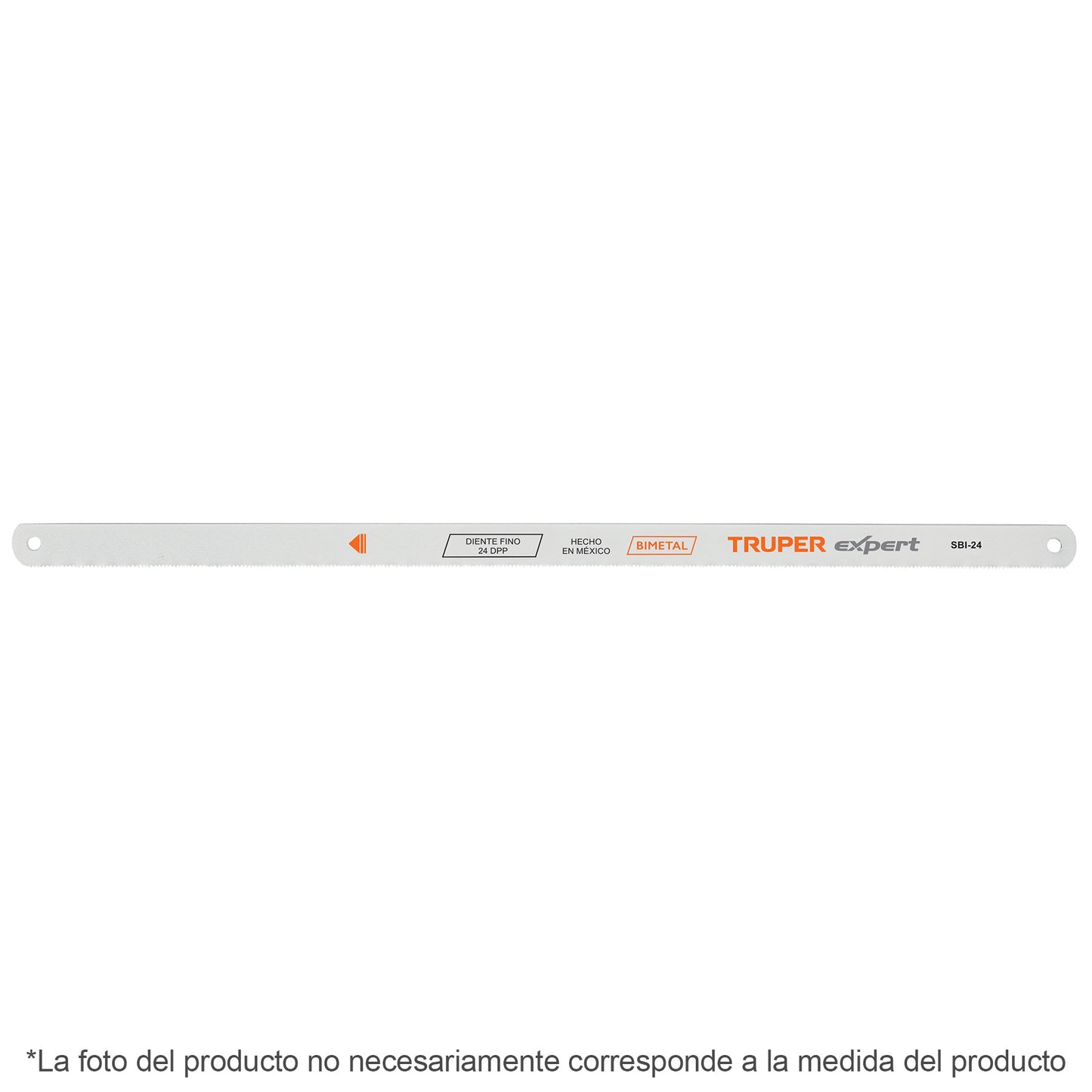 Blíster con 2 seguetas bimetálicas de 24 DPP, Truper Expert SBI-24/2 19700 MM1