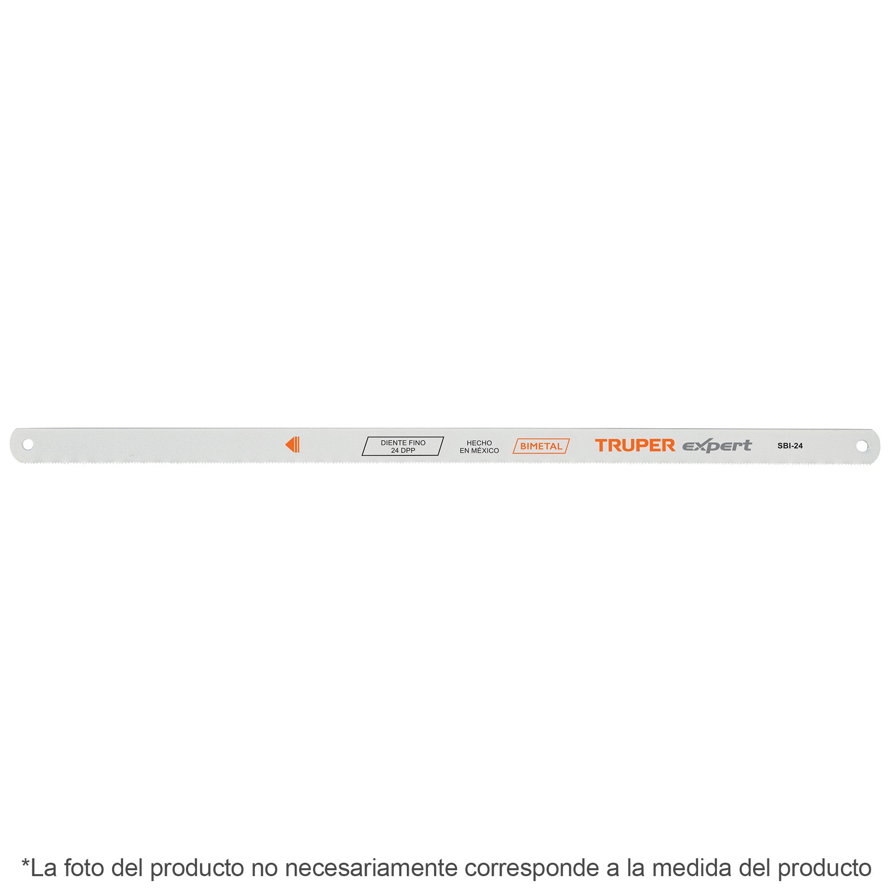 Blíster con 2 seguetas bimetálicas de 24 DPP, Truper Expert SBI-24/2 19700 MM1