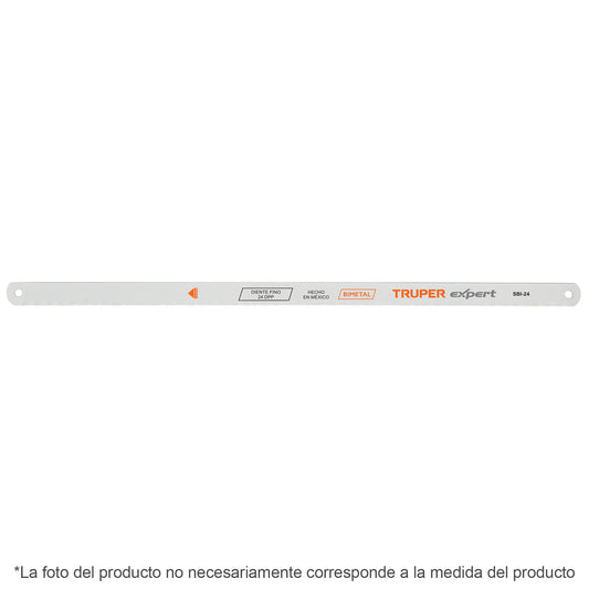 Blíster con 2 seguetas bimetálicas de 24 DPP, Truper Expert SBI-24/2 19700 MM1