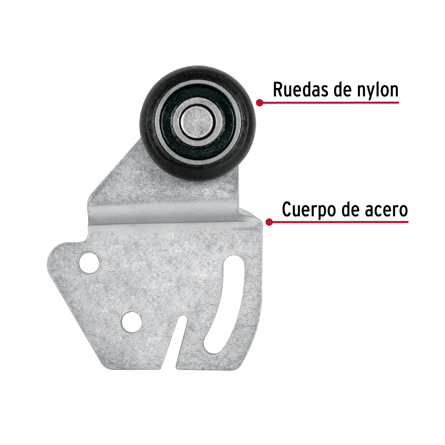 Sistema corredizo para riel superior de clóset, Hermex SC-01 48970 MM00