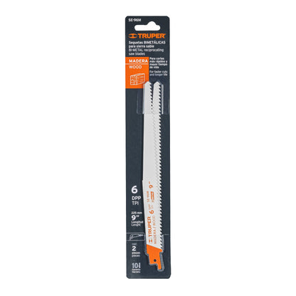 Blíster con 2 seguetas sierra sable 9' 6 DPP para madera SE-96M 10788 MM00