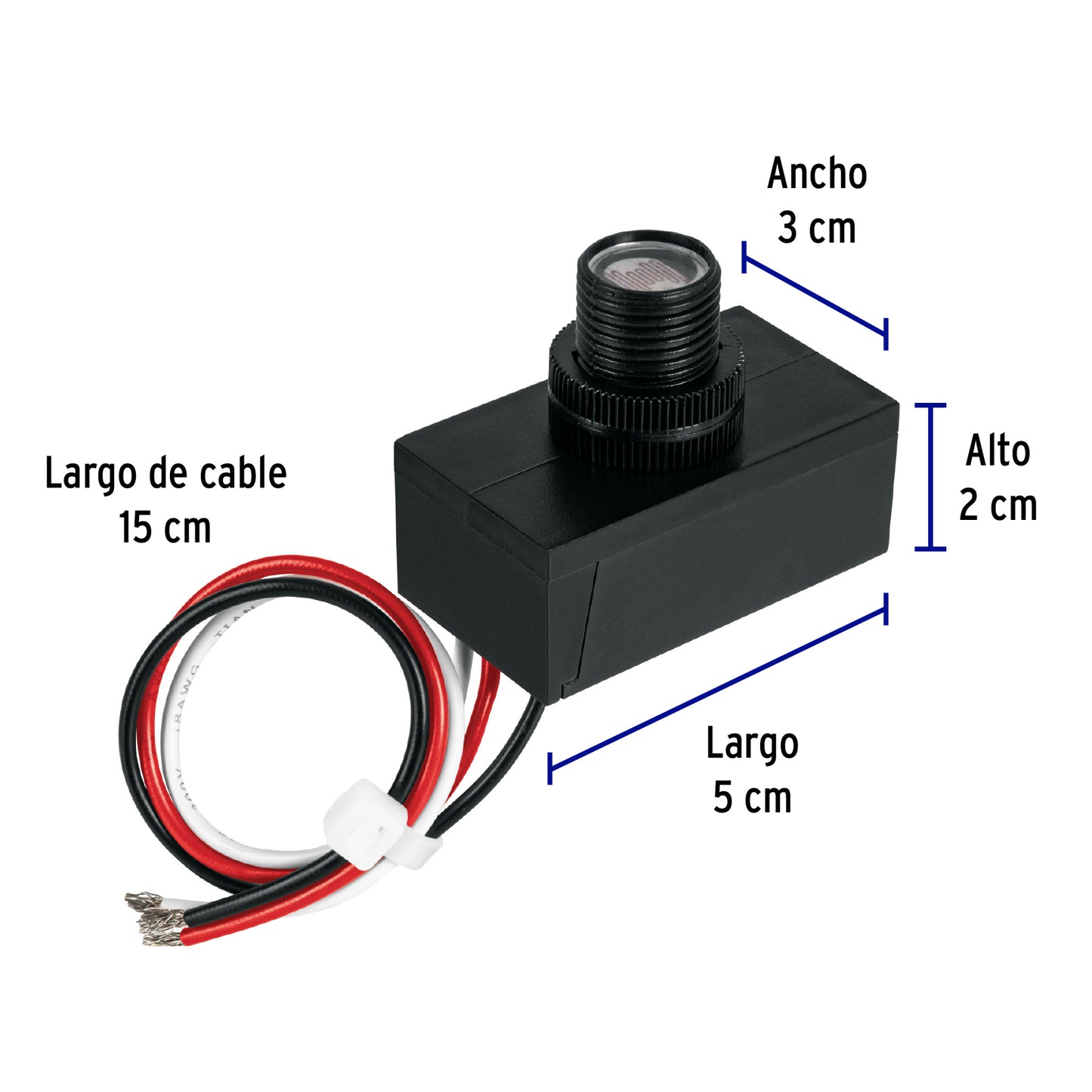 Interruptor fotoeléctrico 127 V, Volteck SEFO-LSI 49199 MM00