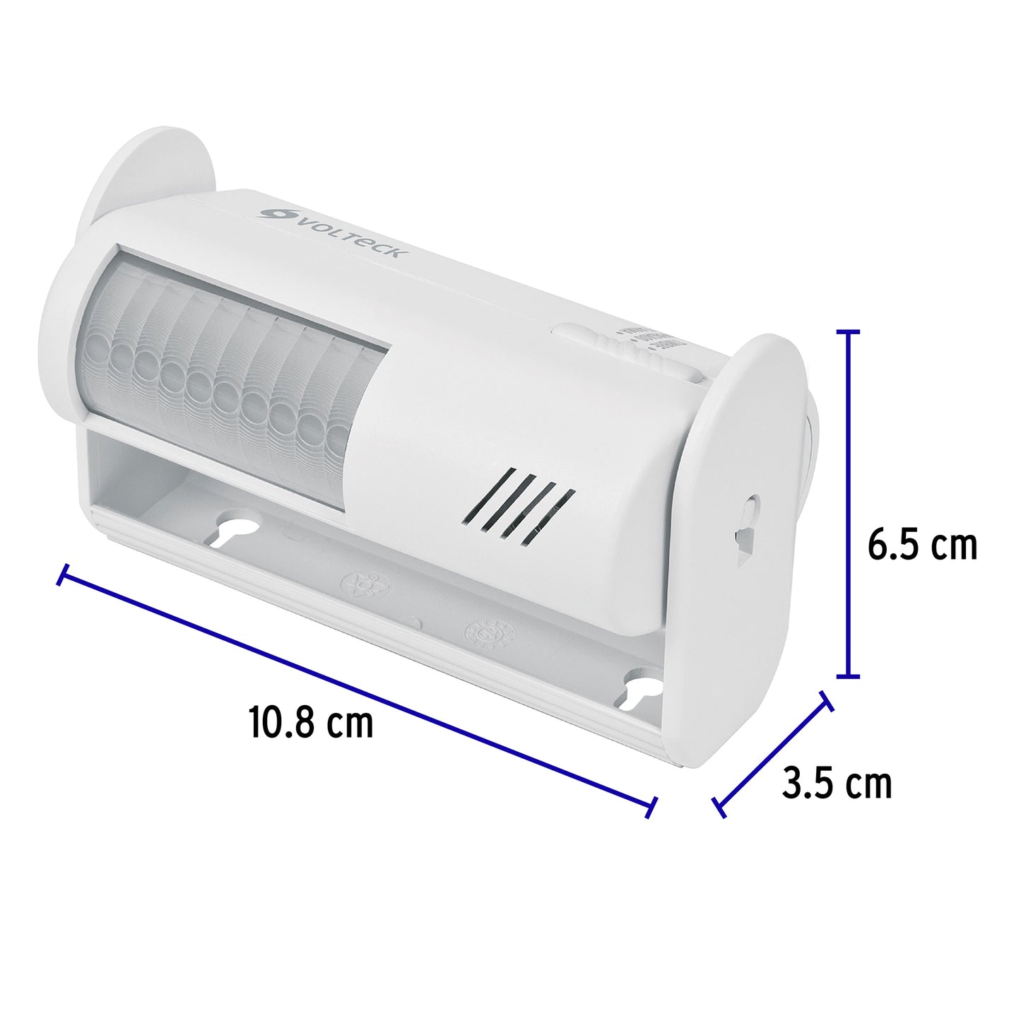 Sensor de movimiento con alarma y timbre, Volteck SEMO-AL 46595 MM00