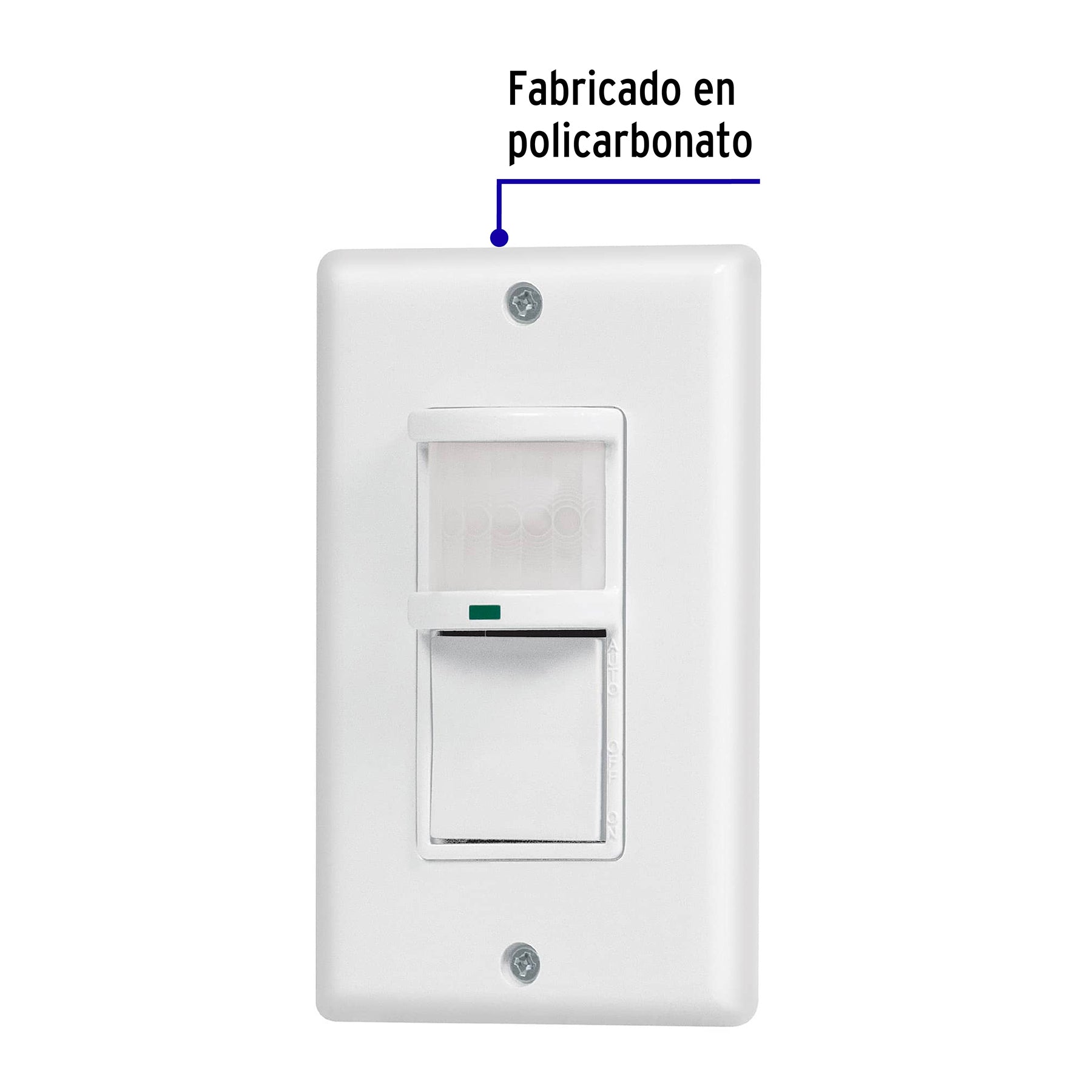 Sensor de movimiento con interruptor de pared, Volteck SEMO-CL 47230 MM00