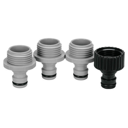 Set de 4 adaptadores para conectores click, Truper SET-4AD 12730 MM00