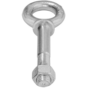 ARMELLA DE ACERO LARGA CON ROSCA DE 3/4" X 4-1/2" DE LONGITUD FORJADA CON TUERCA