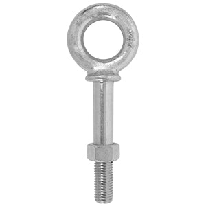 ARMELLA DE ACERO LARGA CON ROSCA DE 3/4" X 4-1/2" DE LONGITUD FORJADA CON TUERCA