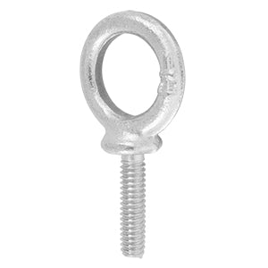 ARMELLA DE ACERO CORTA CON ROSCA DE 1/4" X 1" DE LONGITUD FORJADA