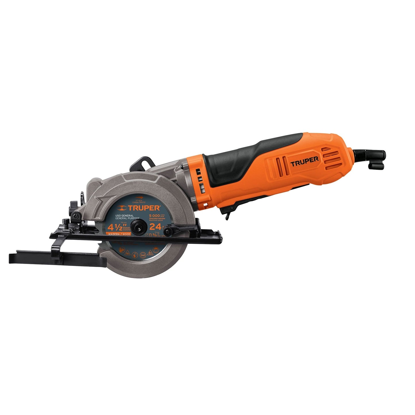 Sierra circular compacta 4-1/2' 420 W, profesional, Truper SICI-4-1/2A 100123 MM0