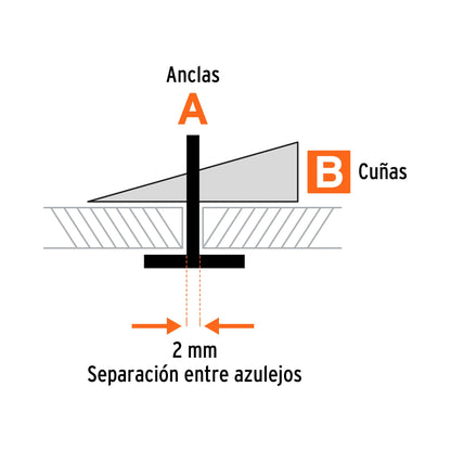 Sistema de nivelación para azulejos, Truper SN-KIT3 100515 MM00