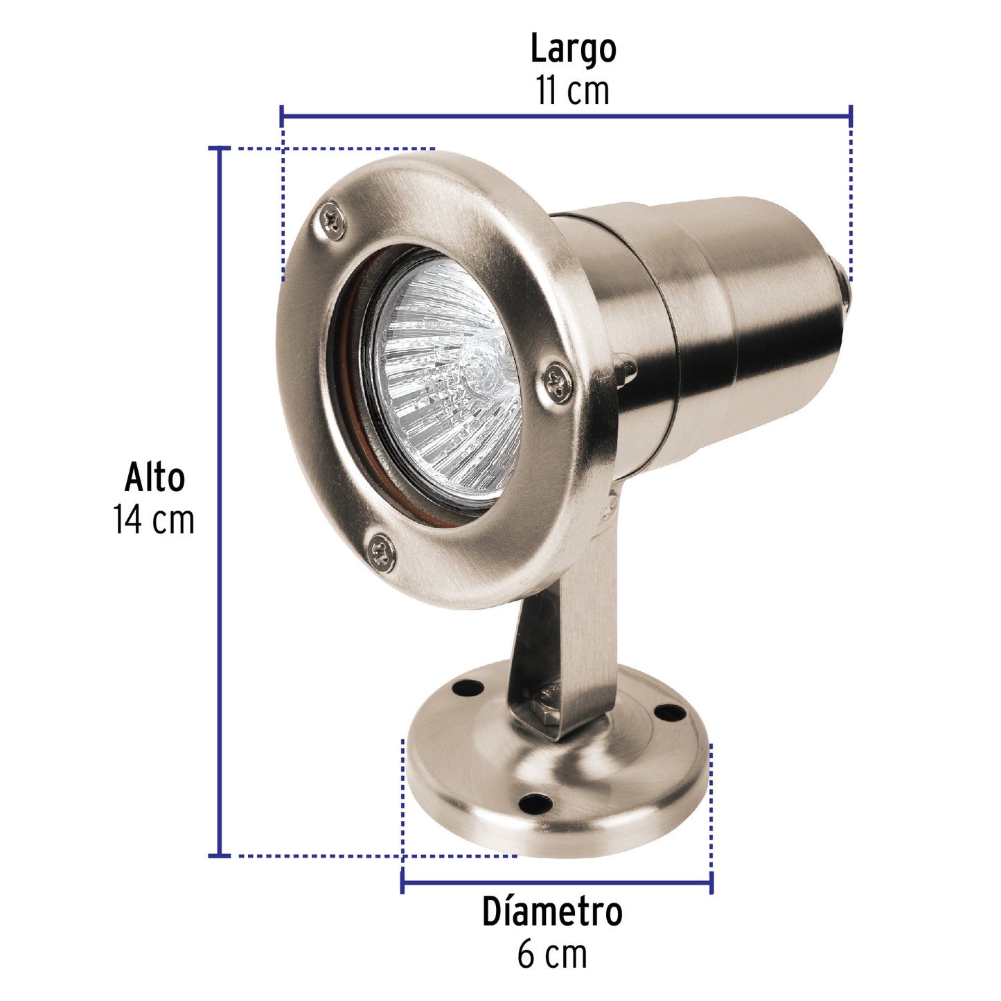 Sobrepuesto exterior, cilíndrico, spot, 1xMR16GU5.3, Volteck SOB-701S 47393 MM0