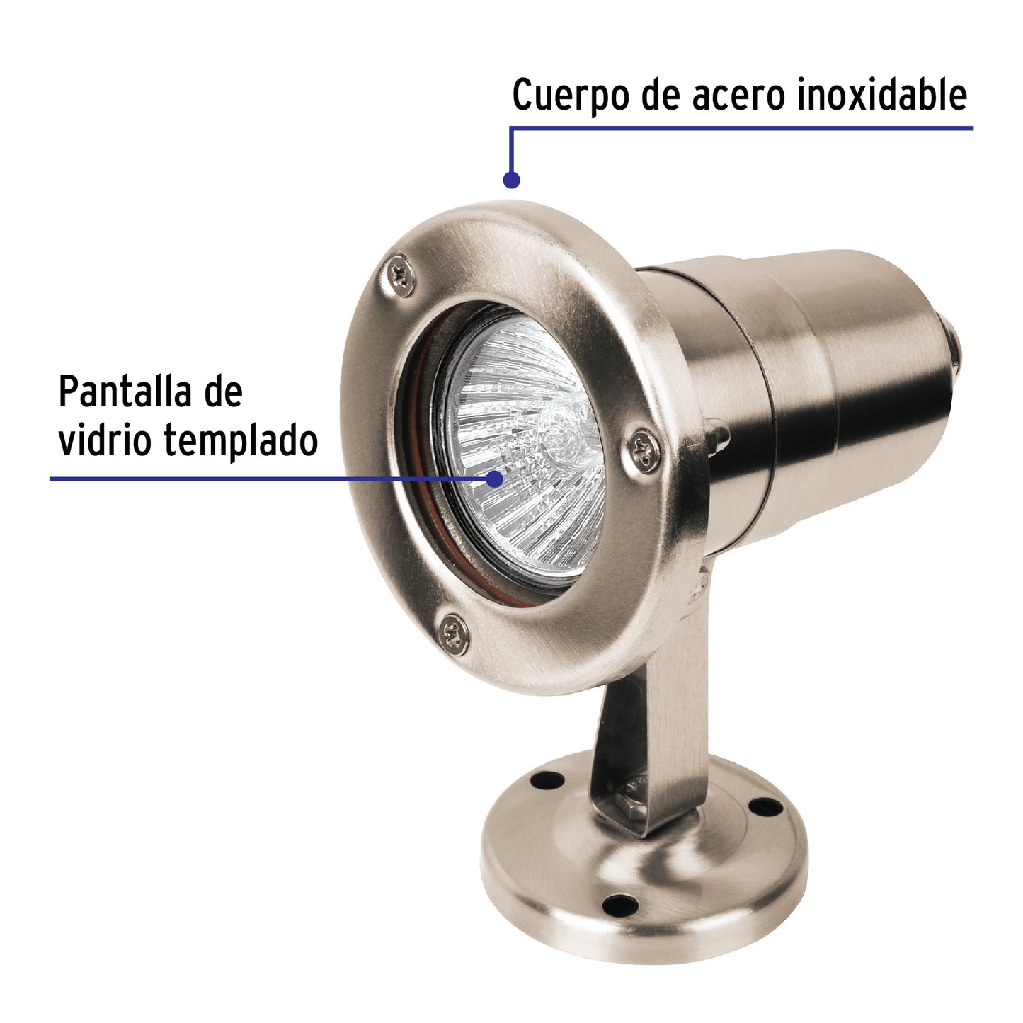 Sobrepuesto exterior, cilíndrico, spot, 1xMR16GU5.3, Volteck SOB-701S 47393 MM0