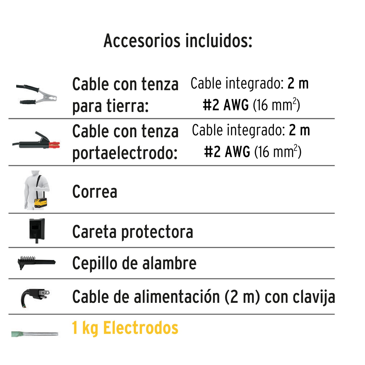 Mini soldadora inversora bi-voltaje 120 A, 127/220V, Pretul SOIN-100/120MP 28156 MM1