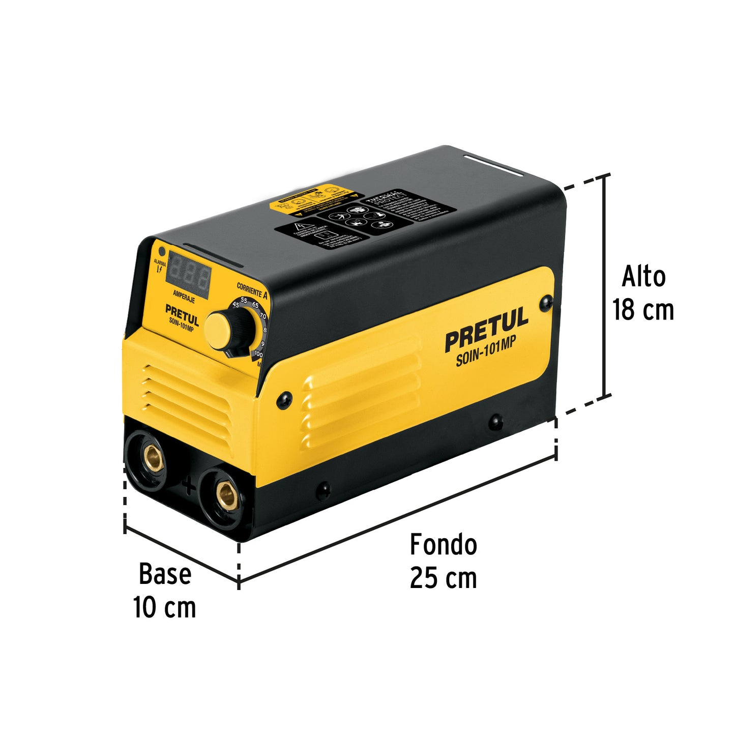 Mini soldadora inversora 100 A, 127 V, Pretul SOIN-101MP 29961 MM1