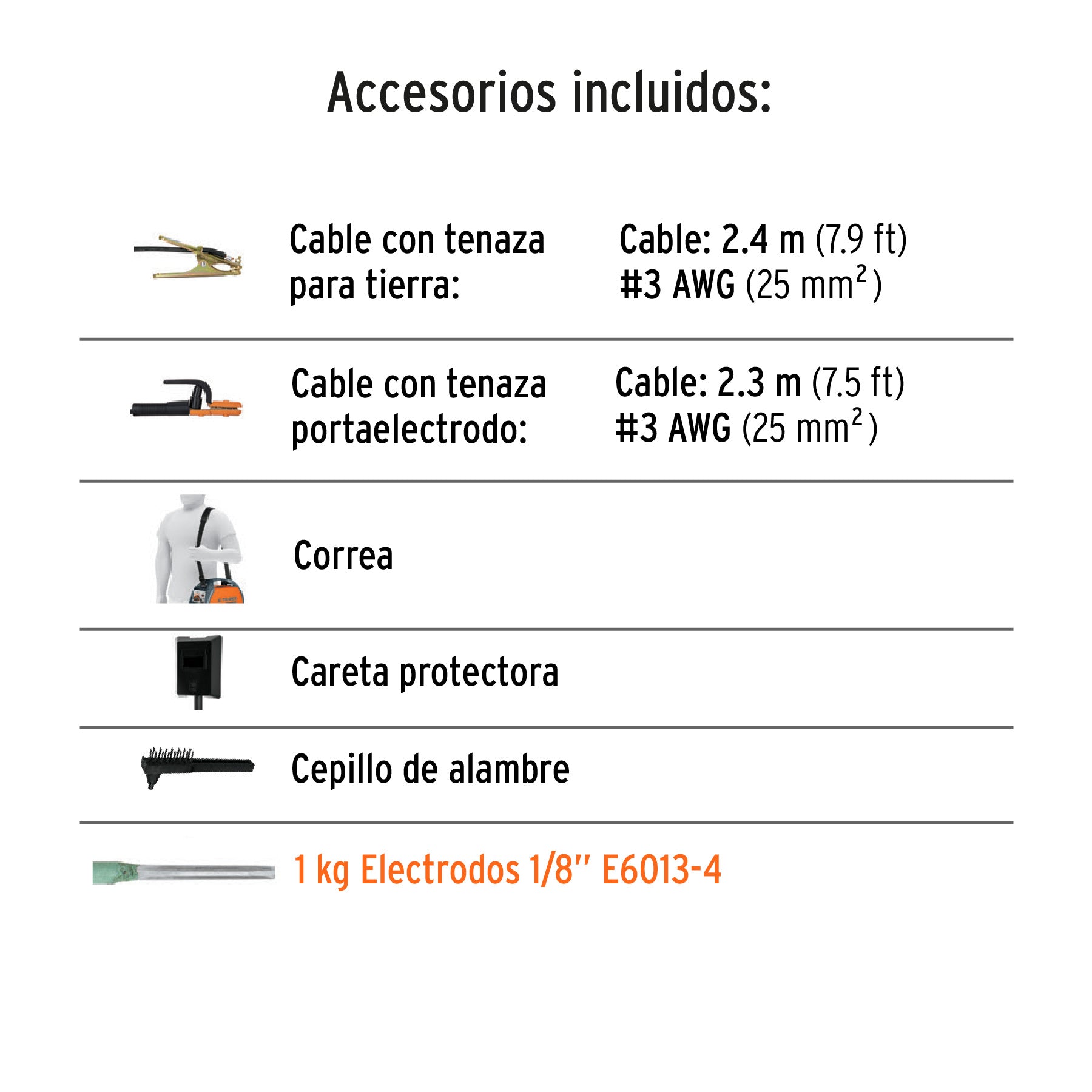 Soldadora inversora 250 A, 220 V, Truper SOIN-250 17411 MM1