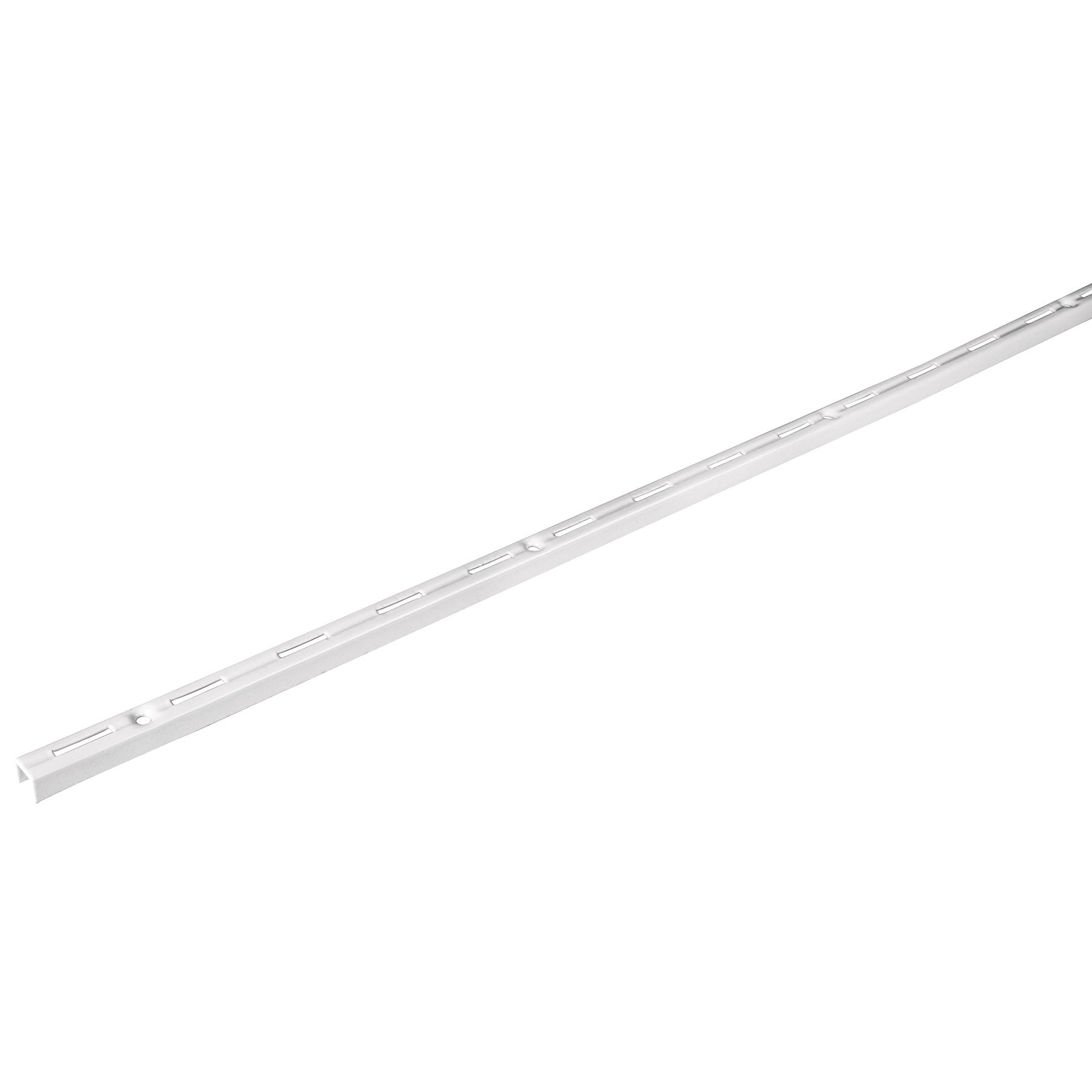 Cremallera sencilla blanca para ménsulas planas, 1m, Fiero SOMO-10CS 47710 MM00