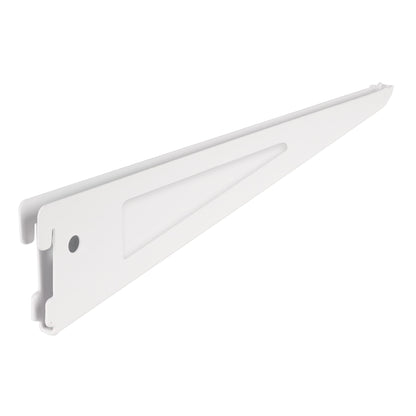 Ménsula plana blanca para cremallera doble, 32cm, Fiero SOMO-12MD 47715 MM00