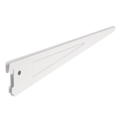 Ménsula plana blanca para cremallera doble, 37cm, Fiero SOMO-14MD 47716 MM00