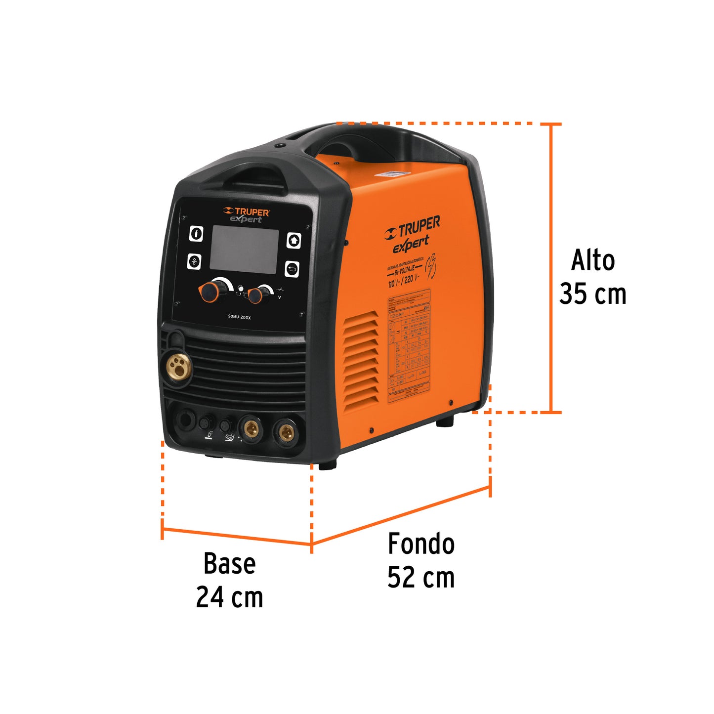 Soldadora multiproceso de 200 A, Truper Expert SOMU-200X 17258 MM1