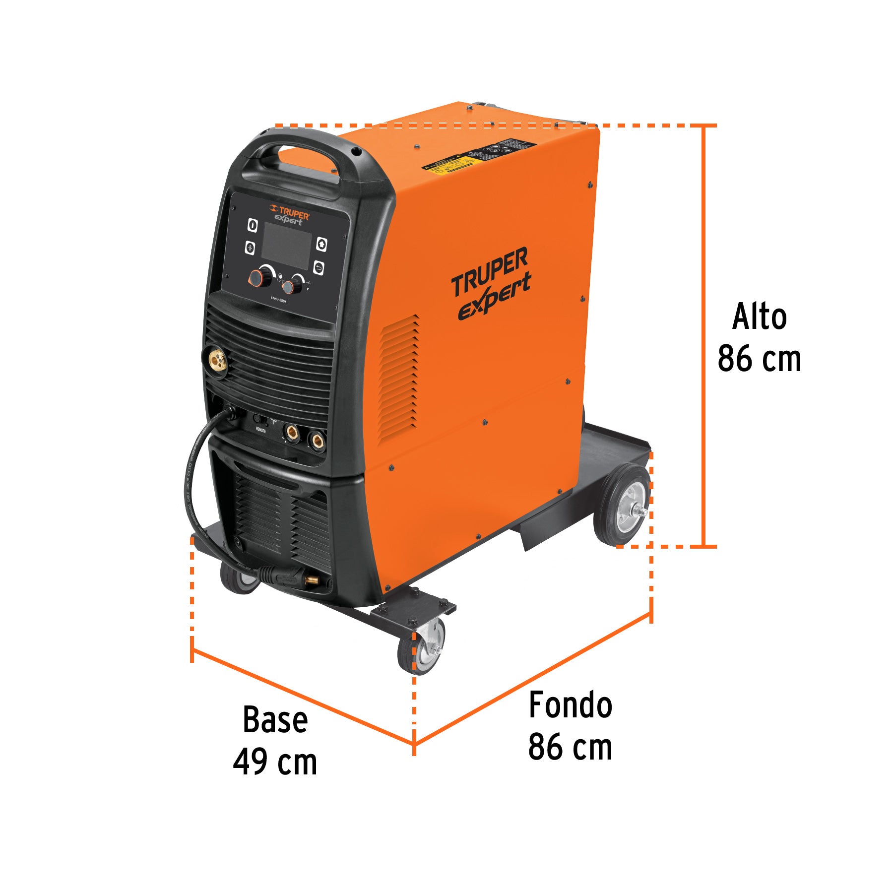 Soldadora multiproceso de 250 A, Truper Expert SOMU-250X 17259 MM1