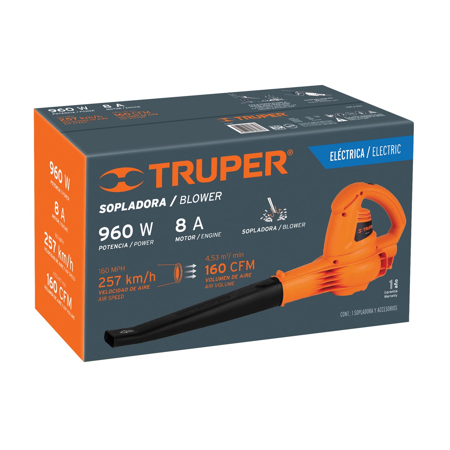 Sopladora eléctrica de 960 W, Truper SOPLA-960 18145 MM0