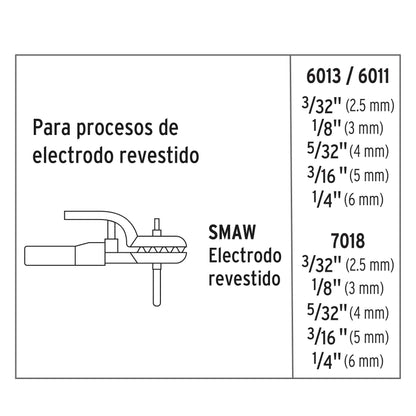 Soldadora arco eléctrico, corriente alterna/directa 300-250A SOT-300/250X 14354 MM0