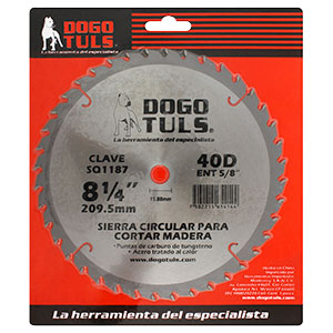 SIERRA CIRCULAR PARA MADERA 8-1/4"