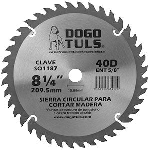 SIERRA CIRCULAR PARA MADERA 8-1/4"