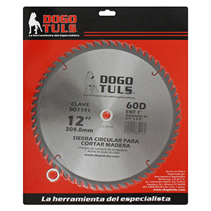 SIERRA CIRCULAR PARA MADERA 12"