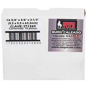 BURIL CALZADO C6 3/8" CUADRADO K42 D2