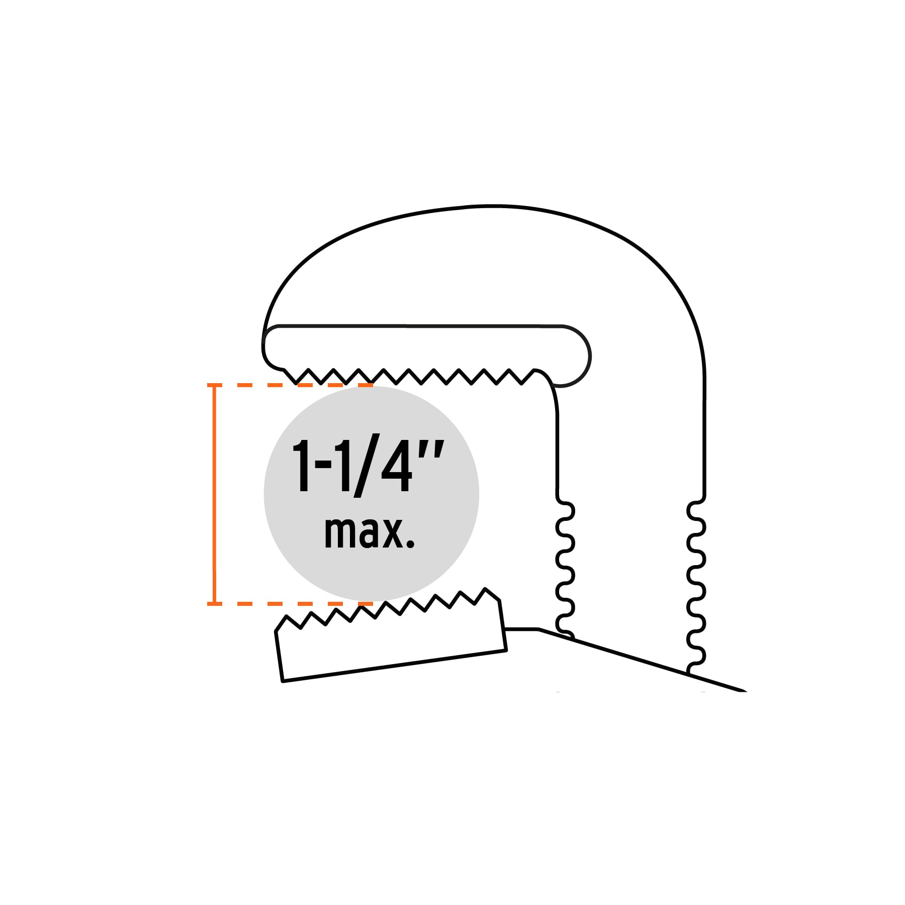 Llave stilson 12' cuerpo robusto de hierro dúctil, Truper STI-12 15837 MM00