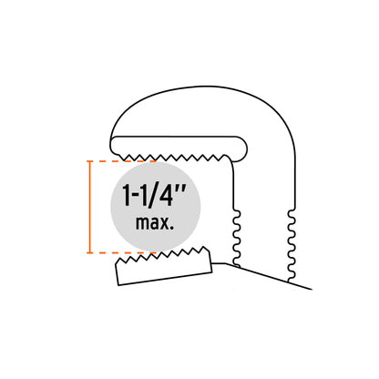 Llave stilson 12' cuerpo robusto de hierro dúctil, Truper STI-12 15837 MM00