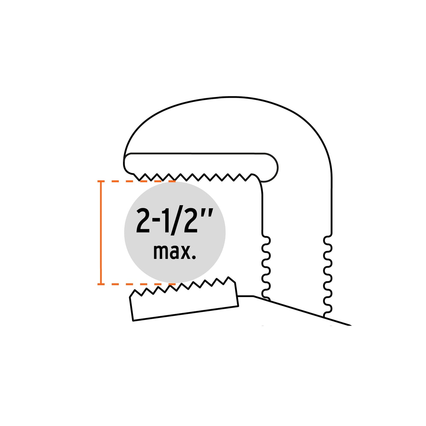 Llave stilson 24' cuerpo robusto de hierro dúctil, Truper STI-24 15840 MM00