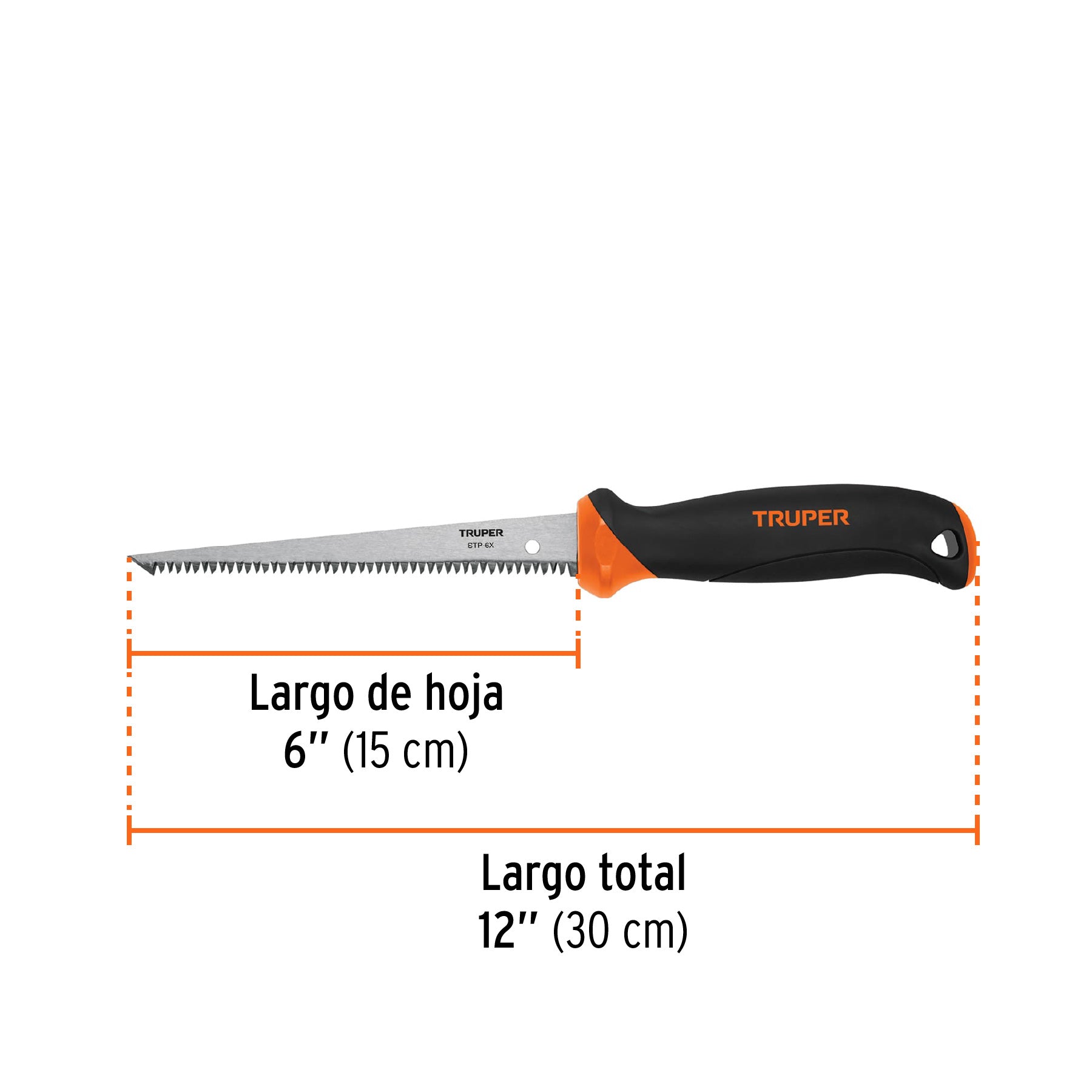 Serrucho de 6' para plafón y muros de yeso, Truper STP-6X 18174 MM00