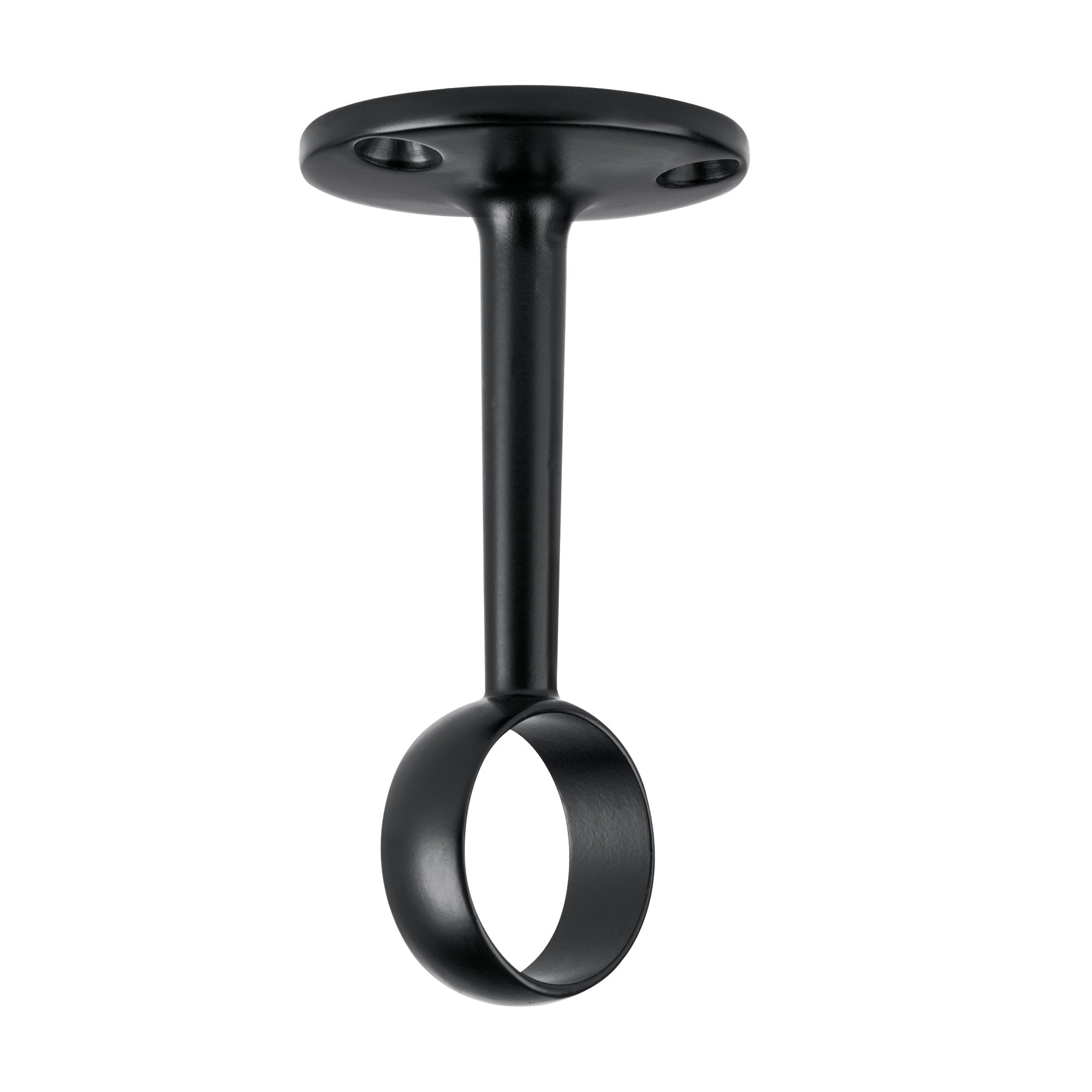 Soporte negro para tubo redondo de closet, Hermex STR-3N 46583 MM00