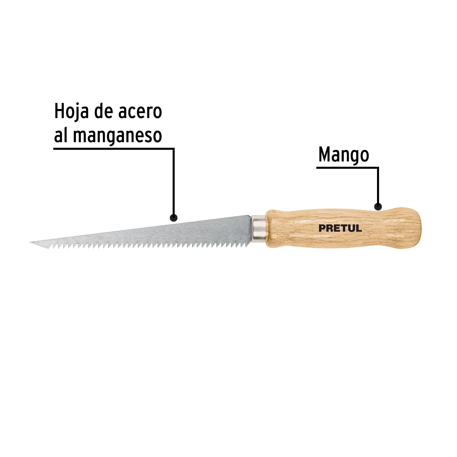 Serrucho de 6' para plafón y muros de yeso, Pretul STR-6 22934 MM00