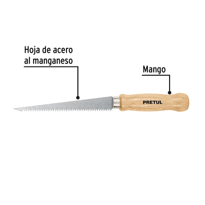 Serrucho de 6' para plafón y muros de yeso, Pretul STR-6 22934 MM00