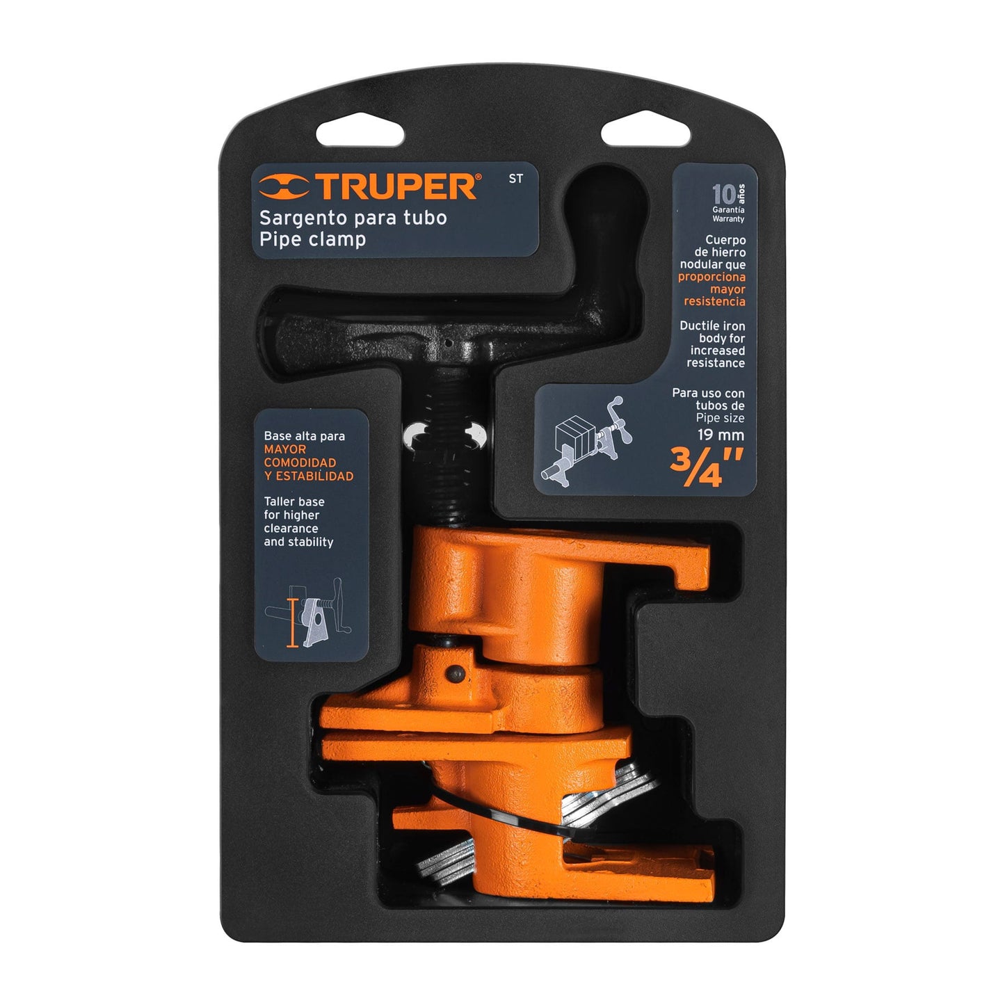 Sargento de tubo 3/4', Truper ST 17740 MM0