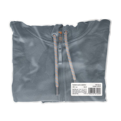 Sudadera gris para caballero, talla G, Truper SUD-GC-G 65033 MM3