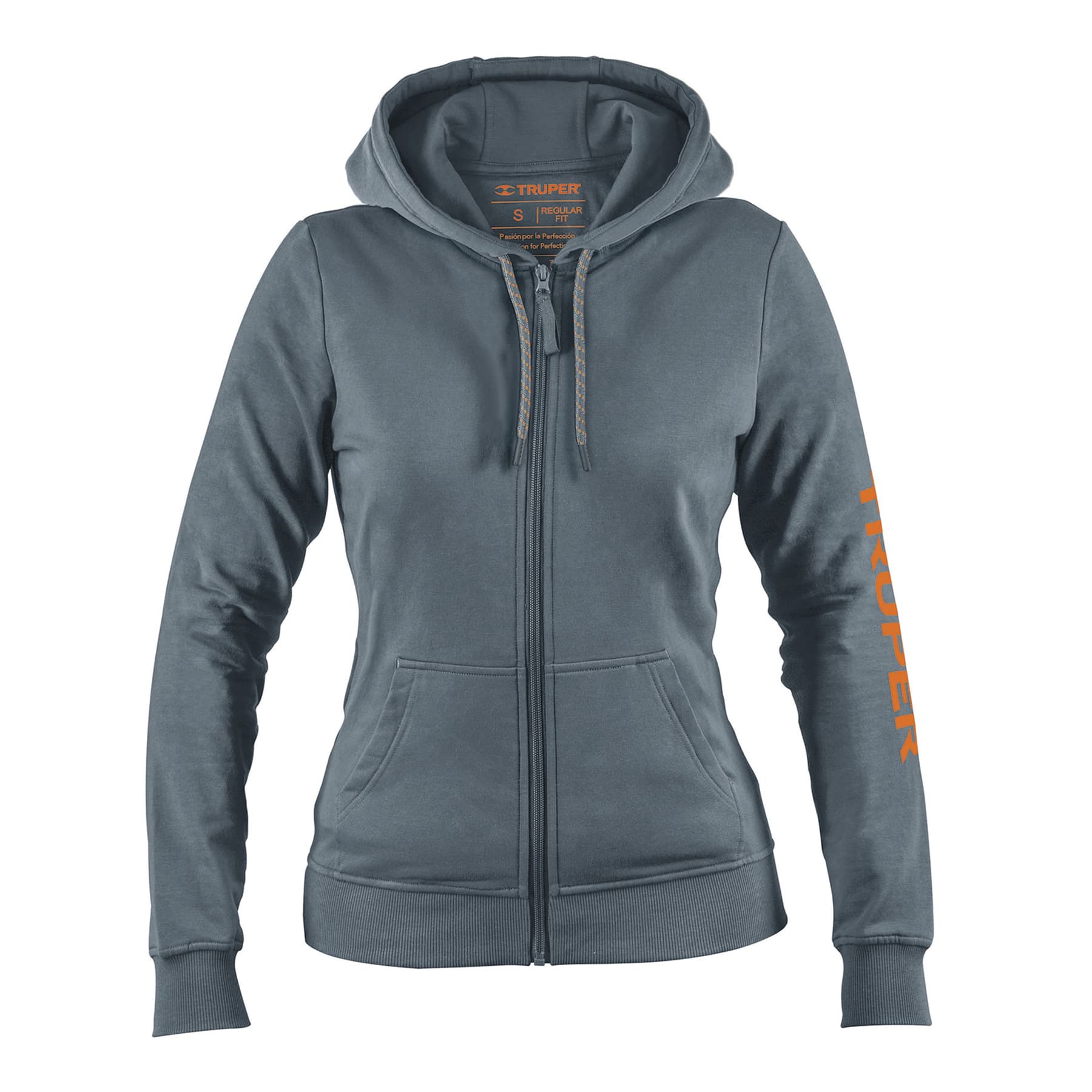 Sudadera gris para dama, talla CH, Truper SUD-GD-CH 65035 MM3