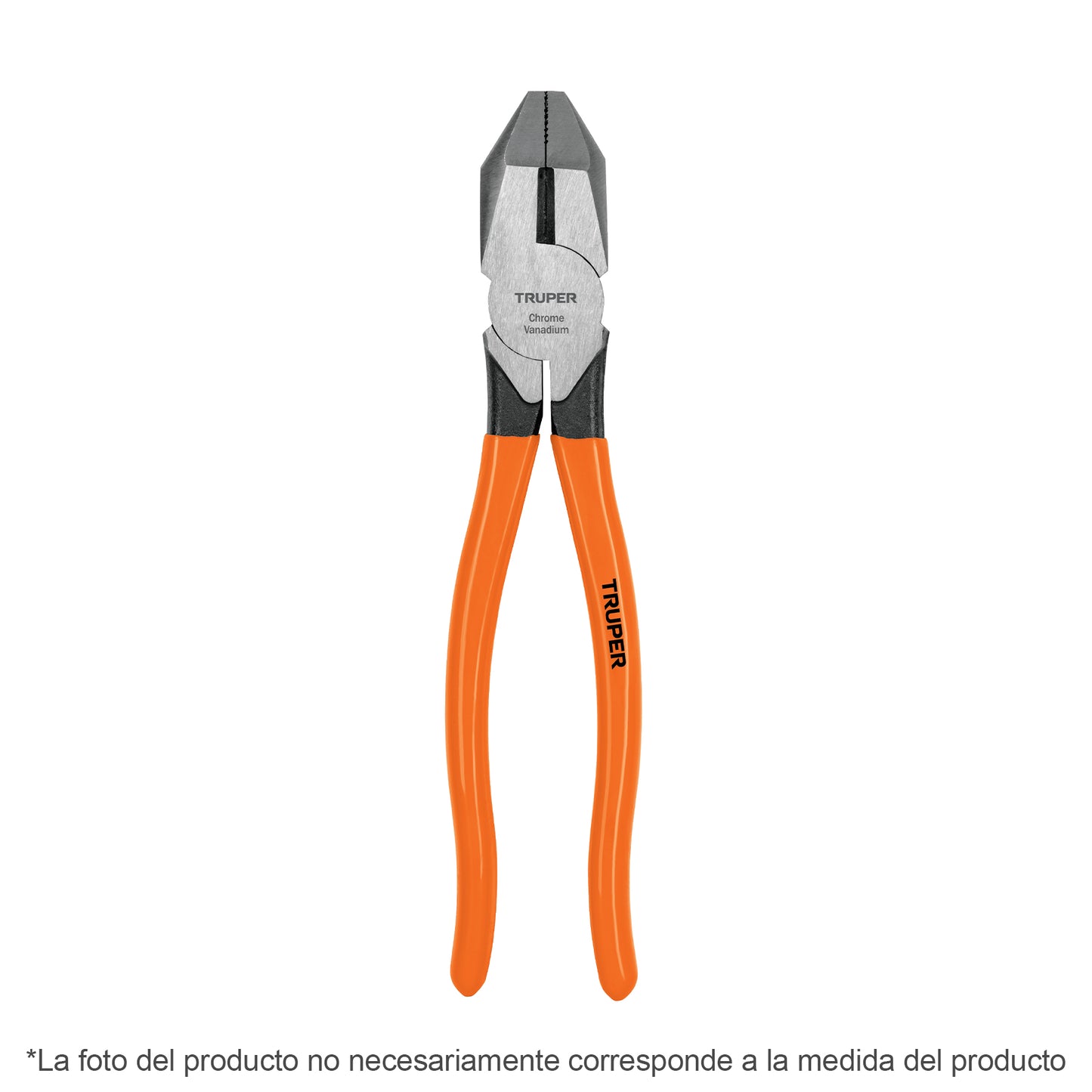 Pinza para electricista 7' uso rudo, mango PVC, Truper T201-7 17303 MM00