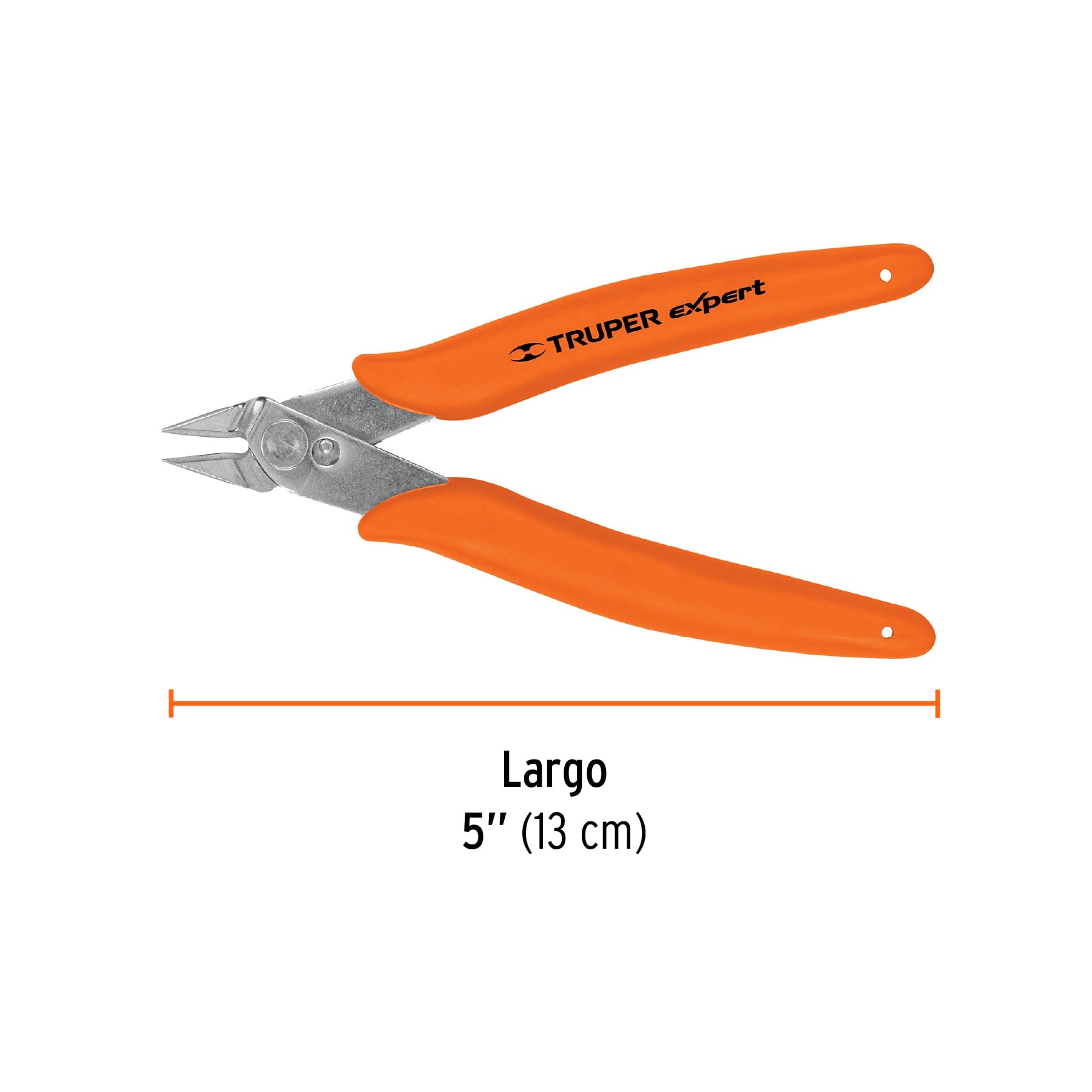 Pinza 5' de corte para electrónica, Truper Expert T275-5X 100662 MM00