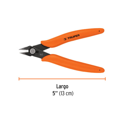 Pinza 5' de corte para electrónica, Truper T275-5 17314 MM00