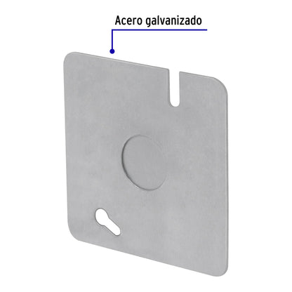 Tapa de 3' x 3' para caja cuadrada económica, Volteck TACH-3X3 45010 MM1