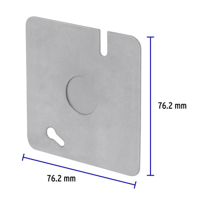 Tapa de 3' x 3' para caja cuadrada económica, Volteck TACH-3X3 45010 MM1