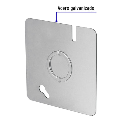 Tapa de 3' x 3' para caja cuadrada reforzada, Volteck TACH-3x3C 49072 MM0